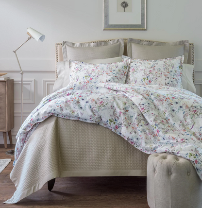 CHLOE FLORAL PERCALE DUVET COVER