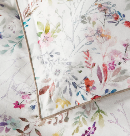 CHLOE FLORAL PERCALE DUVET COVER