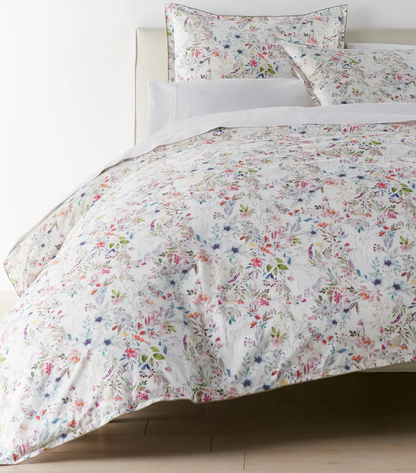 CHLOE FLORAL PERCALE DUVET COVER