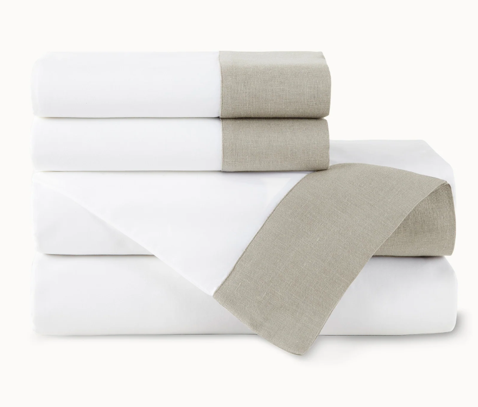 MANDALAY LINEN CUFF SHEET SET