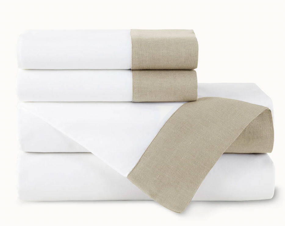 MANDALAY LINEN CUFF SHEET SET