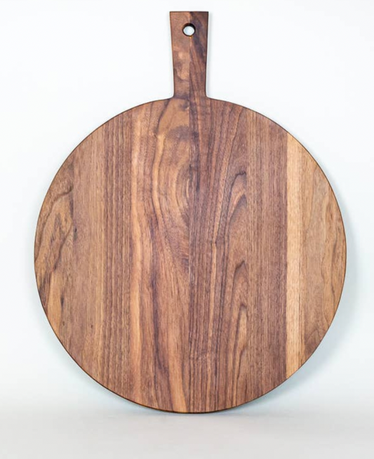 HANDCRAFTED ROUND SERVING / CUTTING BOARD